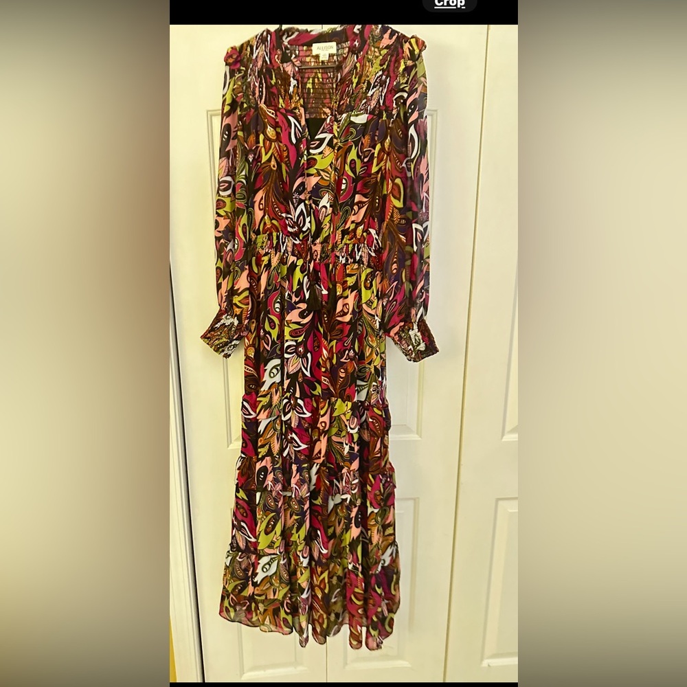 Allison New York floral maxi dress